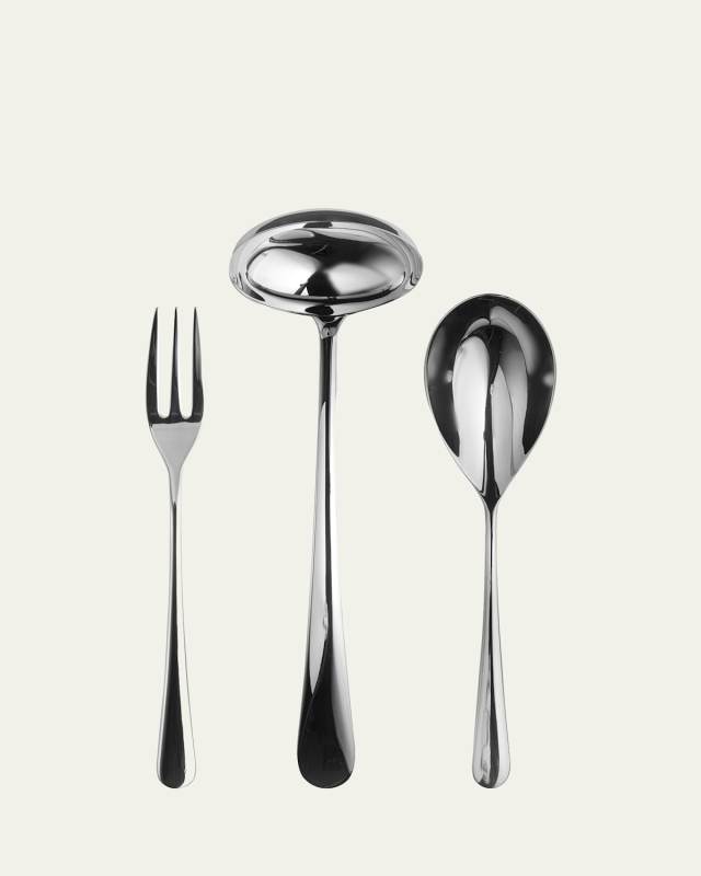 Neve 3-Piece Serving Set, Mirror